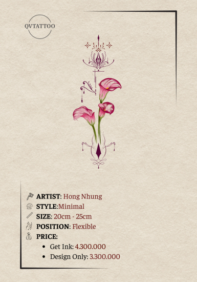 Calla lily - rum 