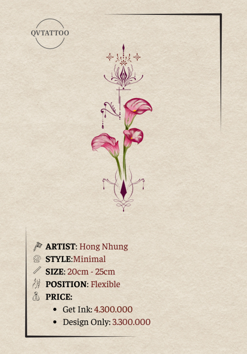Calla lily - rum 